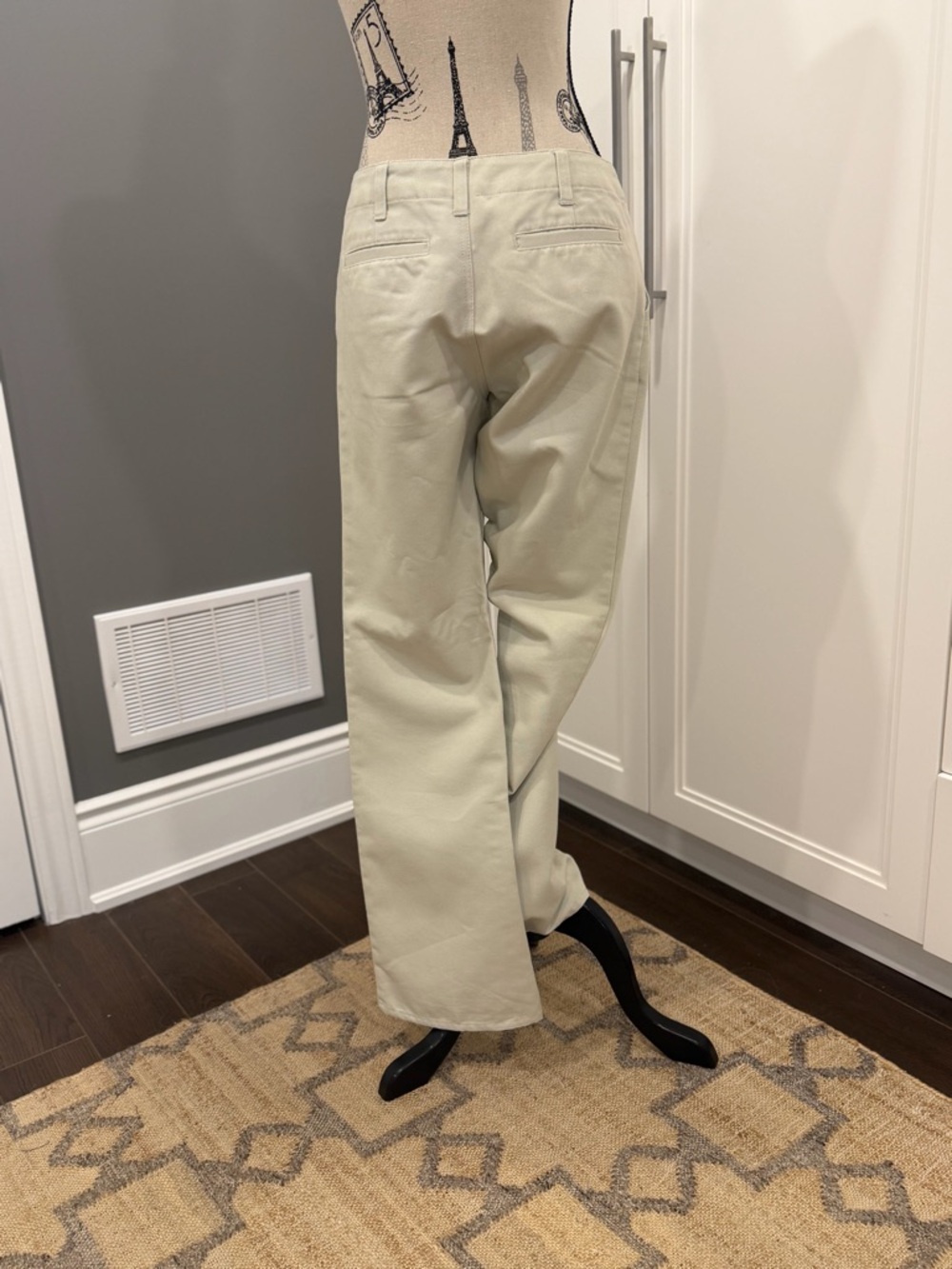 Vintage, GAP Hipster Trouser in Light Beige - Picture 9 of 16